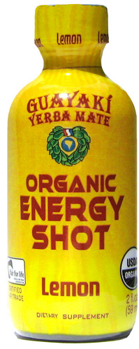 Guayaki Lemon Organic Energy Shot 2oz