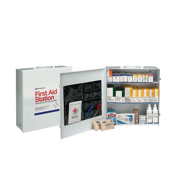 First Aid Only 150 Person ANSI B 4 Shelf First Aid Cabinet