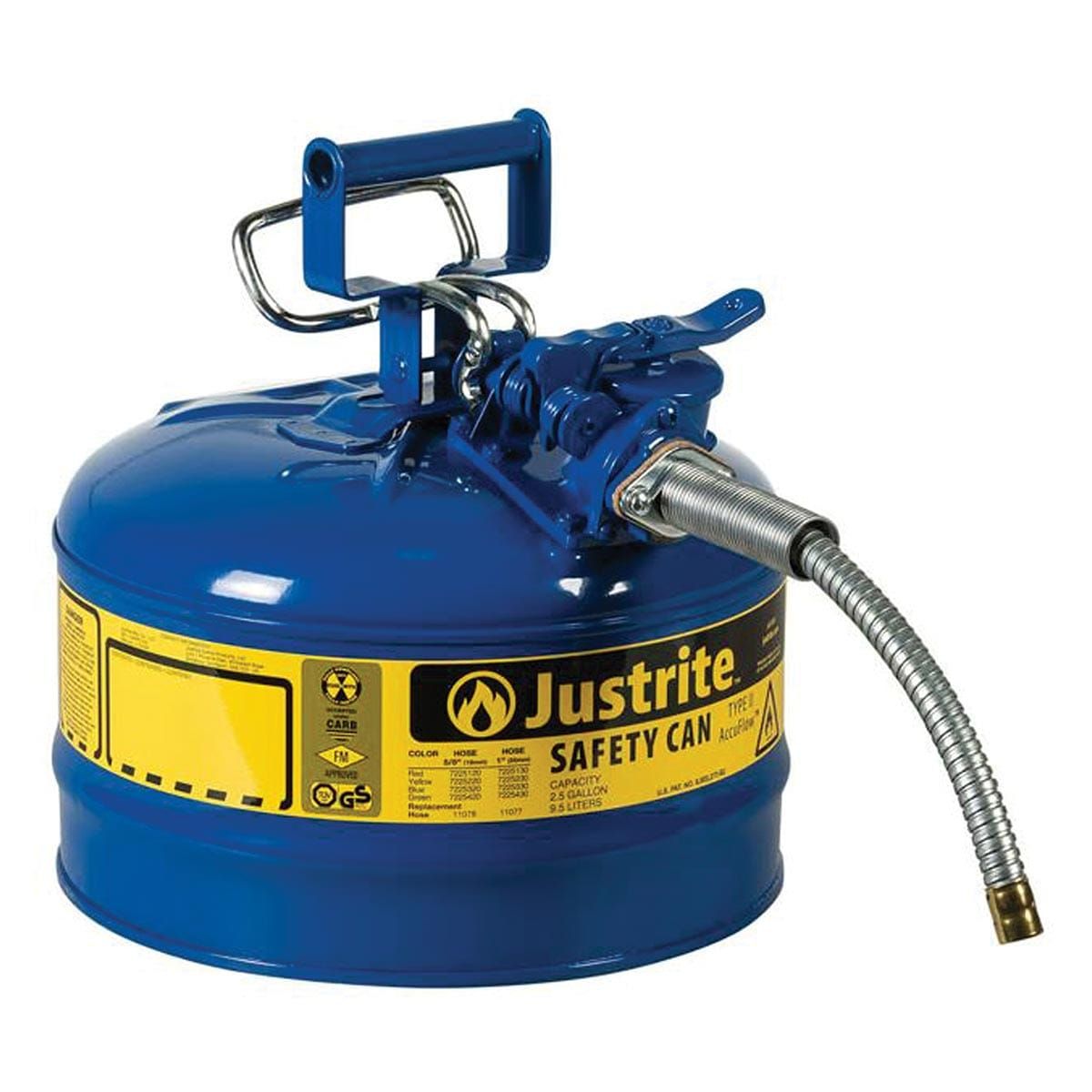 Justrite Type II AccuFlow Safety Can