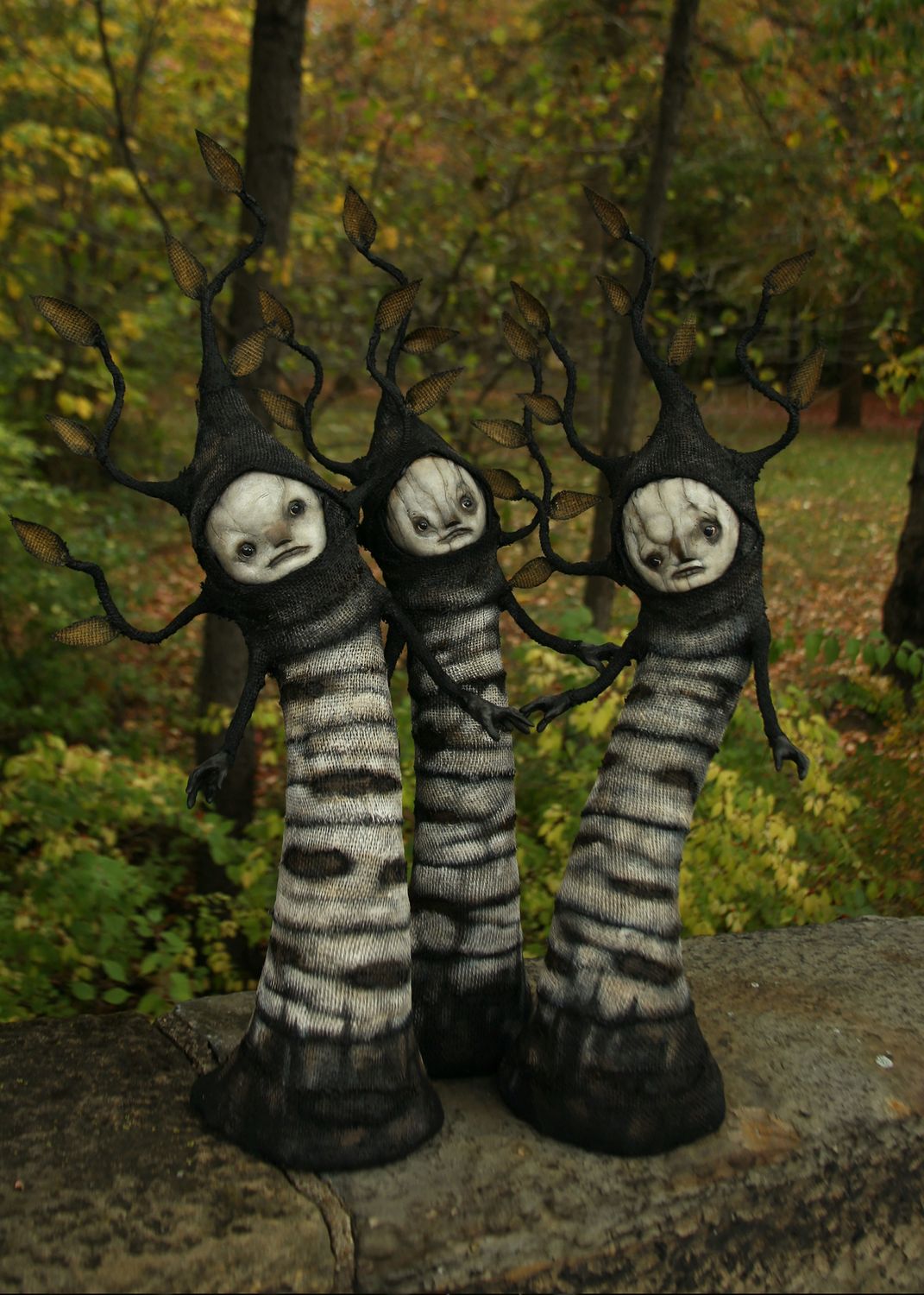 Hand Signed Birch Trees