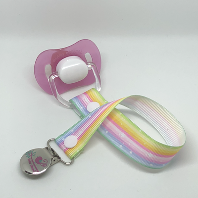 Pastel Rainbow Dummy Clip