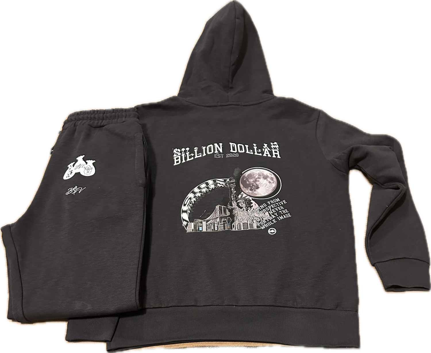 Black Visionaries Pullover Sweatsuit
