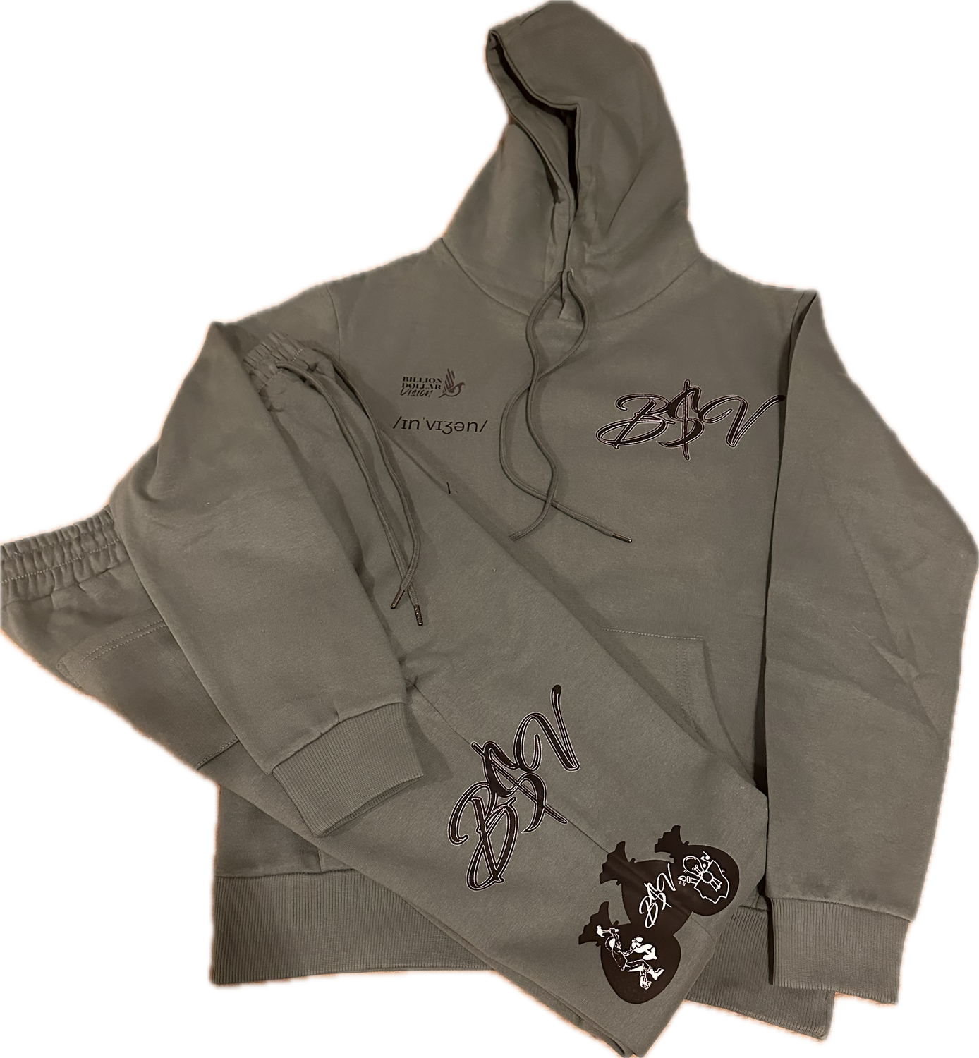 Green Money Bag Invizen sweatsuit