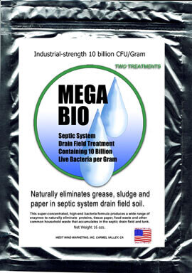 Mega Bio™ Industrial-Grade Drain Field Treatment