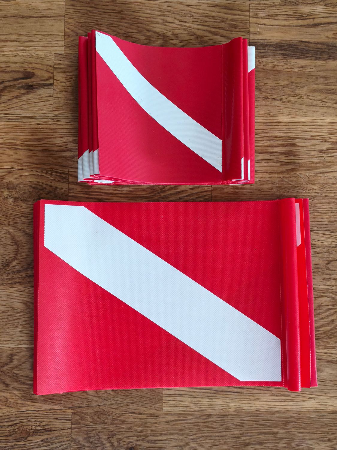Flagge PVC für Tauchsysteme 18x15 cm
