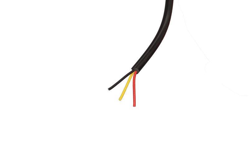 3-adriges 24AWG Kabel – Meterware – Rot, Gelb, Schwarz – Für Arduino & DIY-Projekte