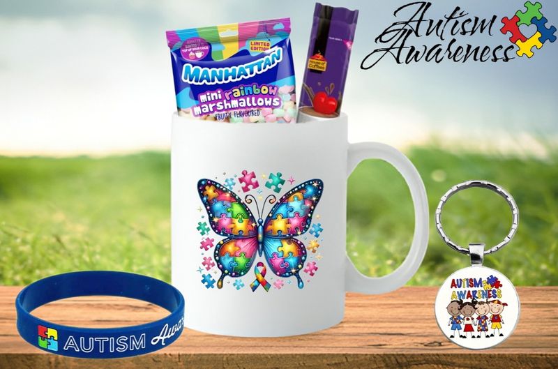 Autism Awareness Mug Gift set