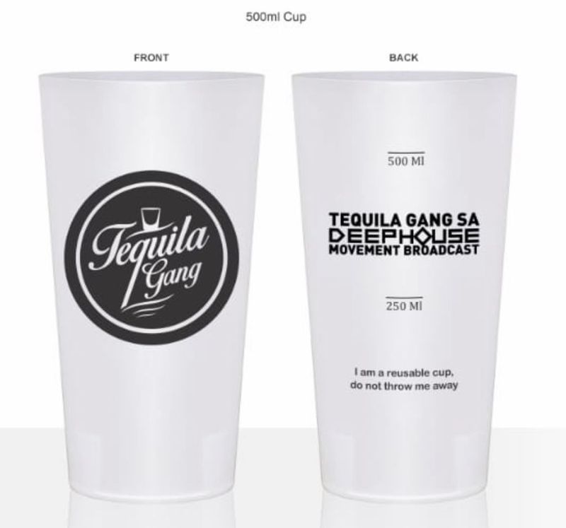 TEQUILA GANG GLASSES PAIR OF 2