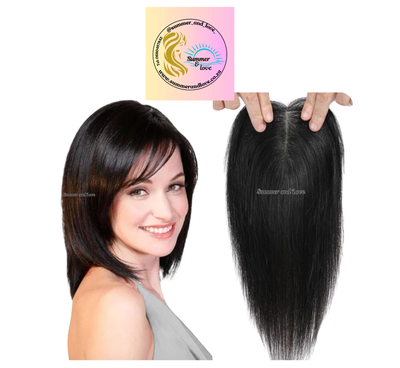 Human Hair Topper (  silk topper)