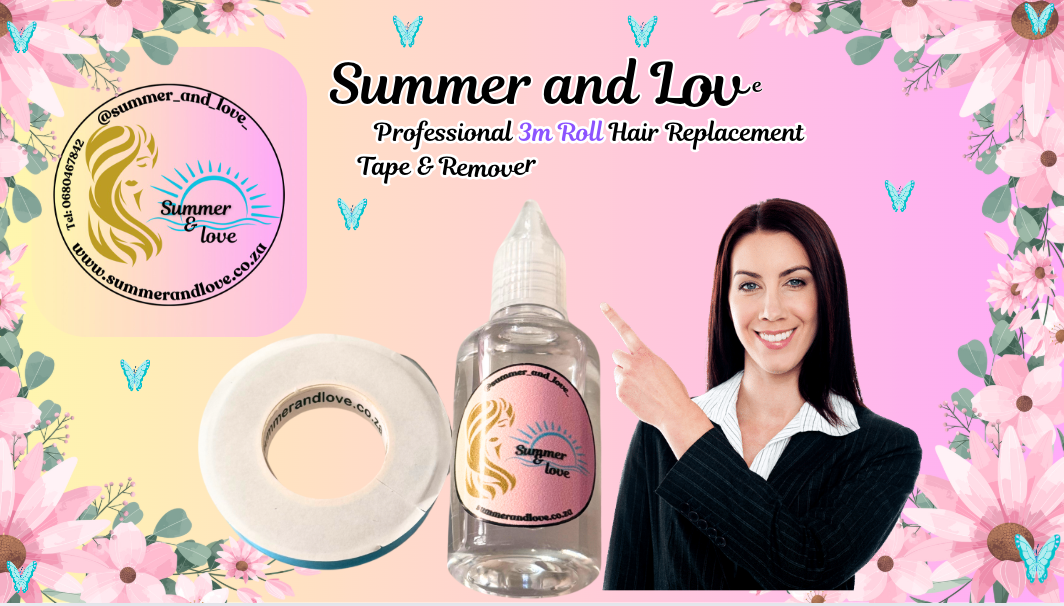 Professional 3m Hair Replacement Tape &amp; Remover Combo