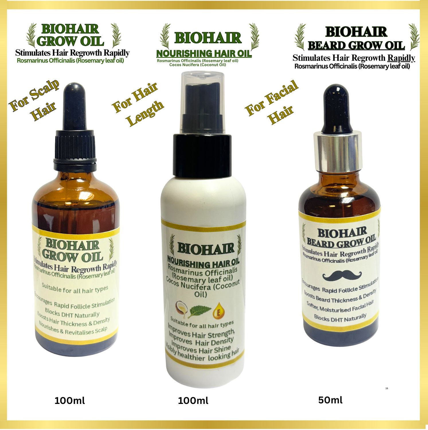 BIOHAIR Combo Hair Grow Pack For Men
