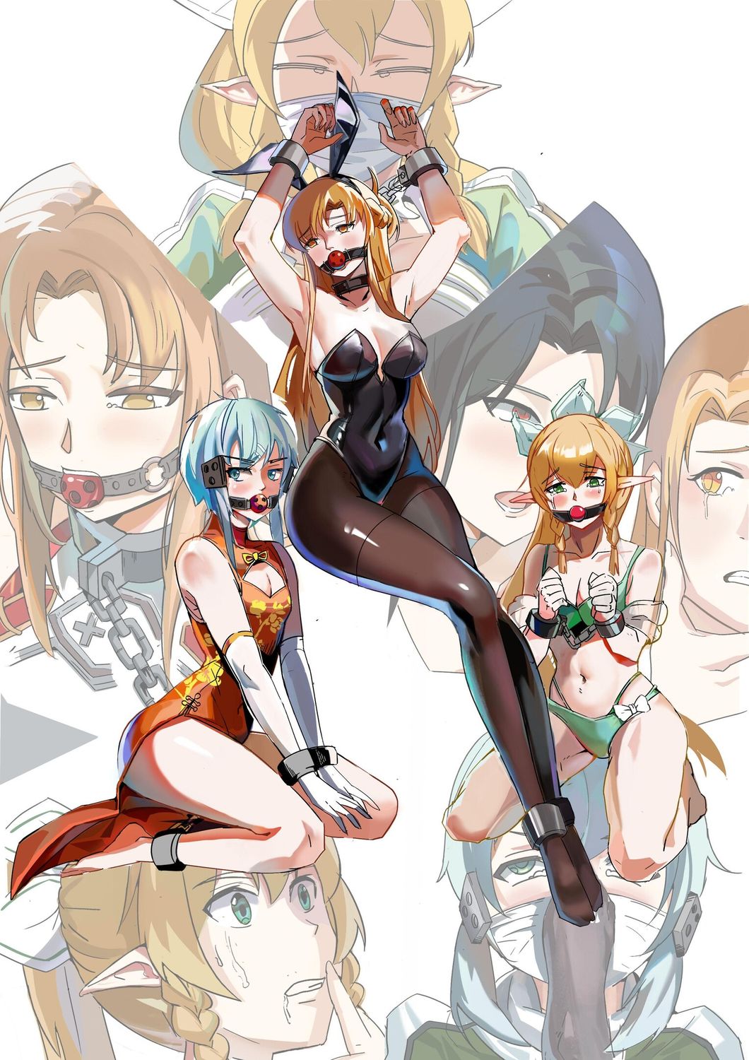 The Swordswoman, the Elf, and the Sniper
