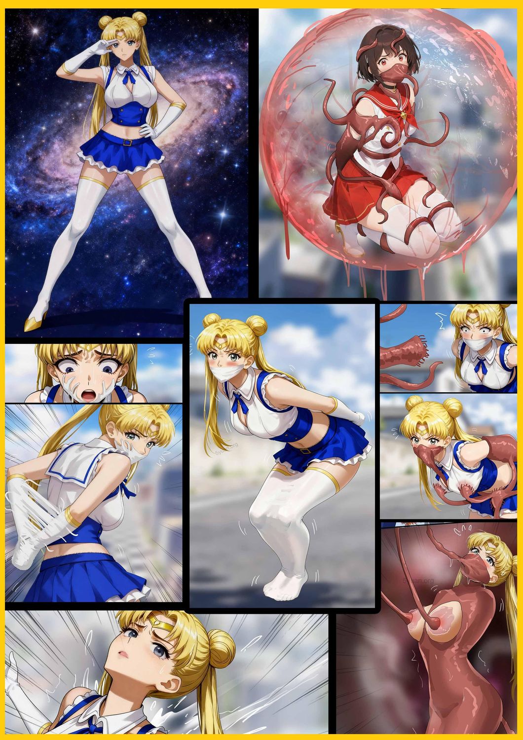 The Magical Girl's Parasitic Captivity