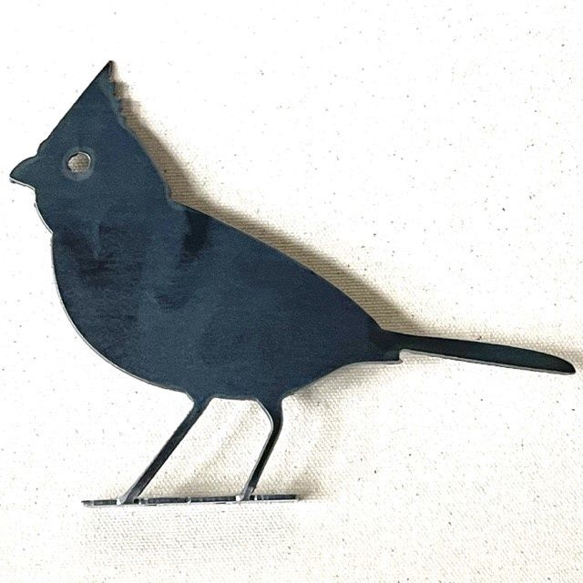 Cardinal Metal Bird