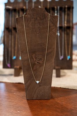 Heart Opal Necklace