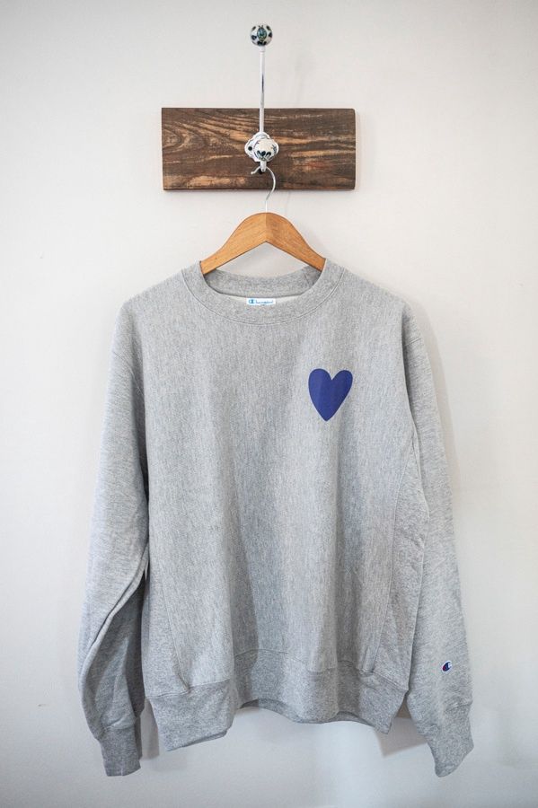 Blue heart sweatshirt