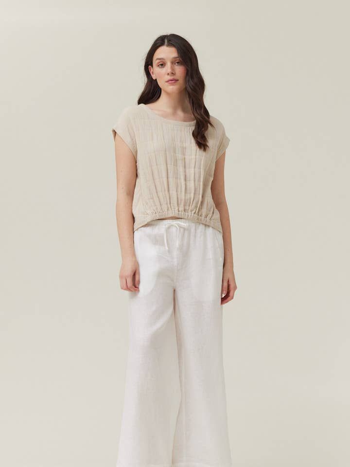 Gingham Gauze