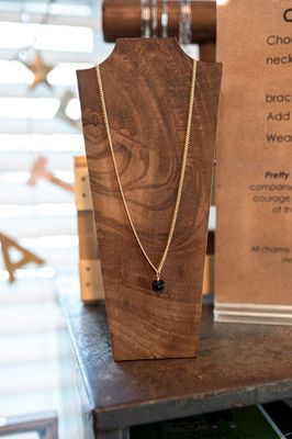 Onyx Heart Pendant