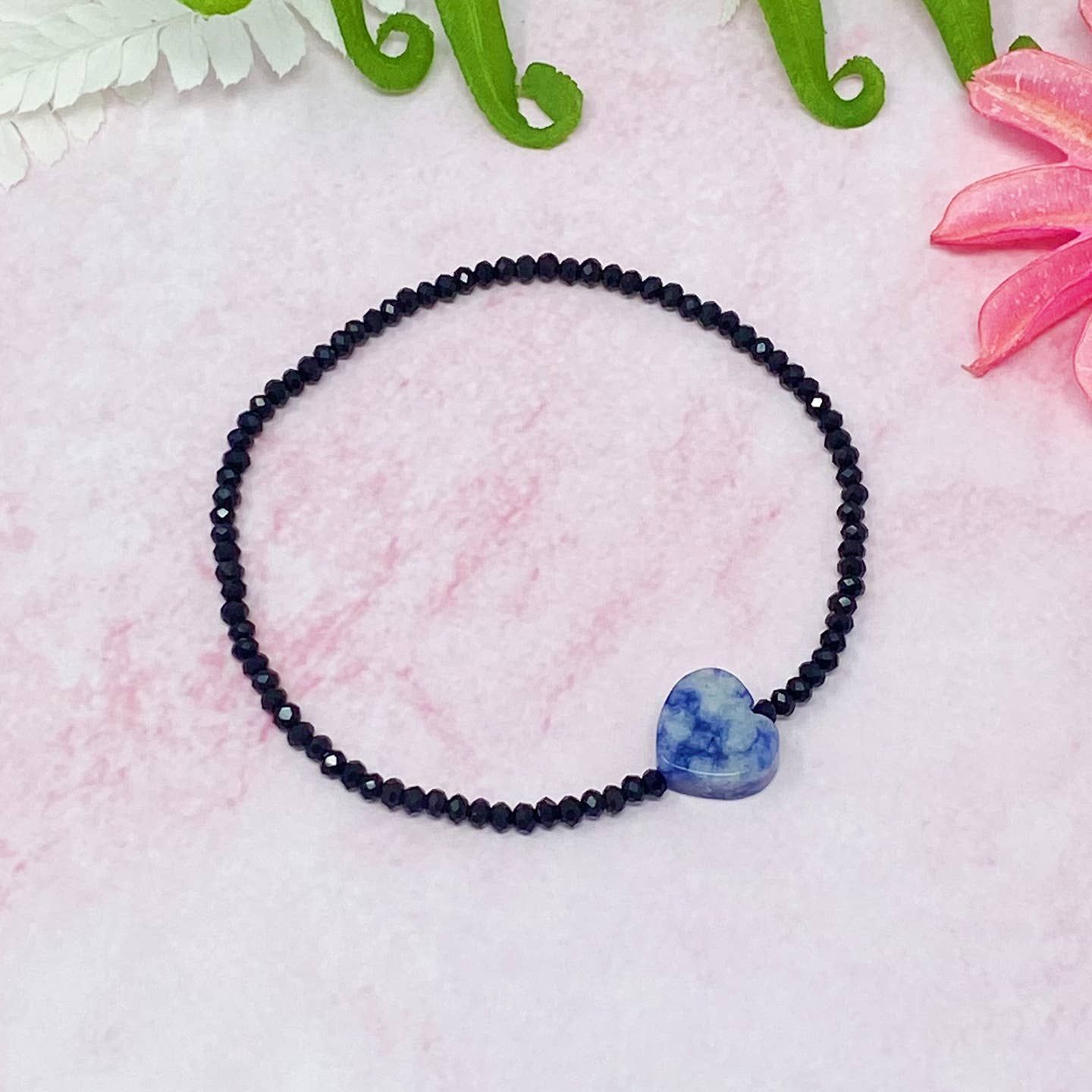 Bl Beaded, Color: heart