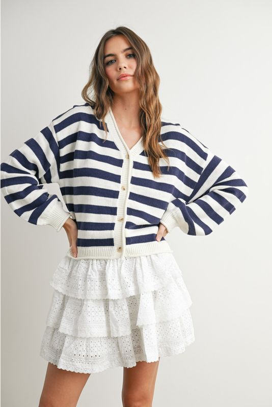 Stripe Cardi