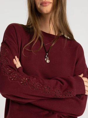 Marietta Top, Adult Size: xs, Color: Zinfandel