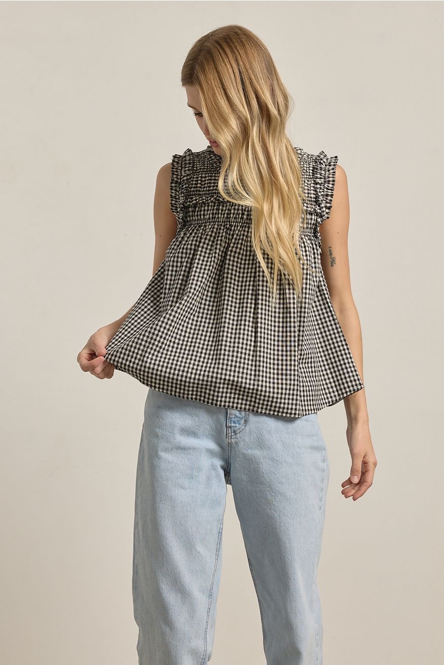 Gingham Ruffle