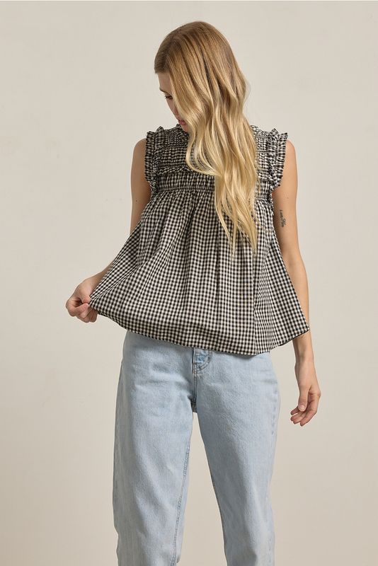 Gingham Ruffle