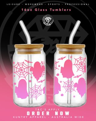 GLASS TUMBLER 16OZ