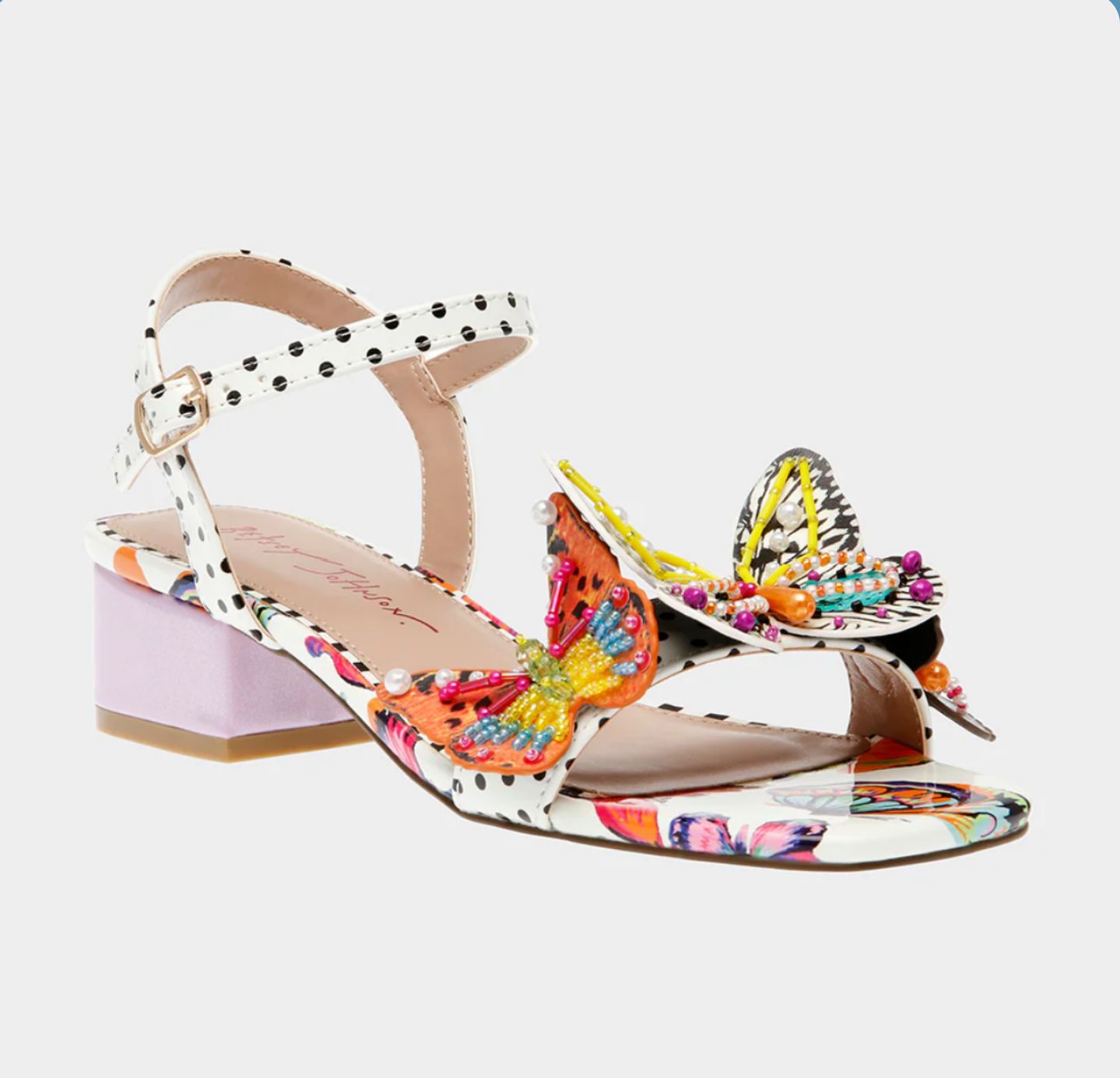 Betsey Johnson Lotty White Butterfly