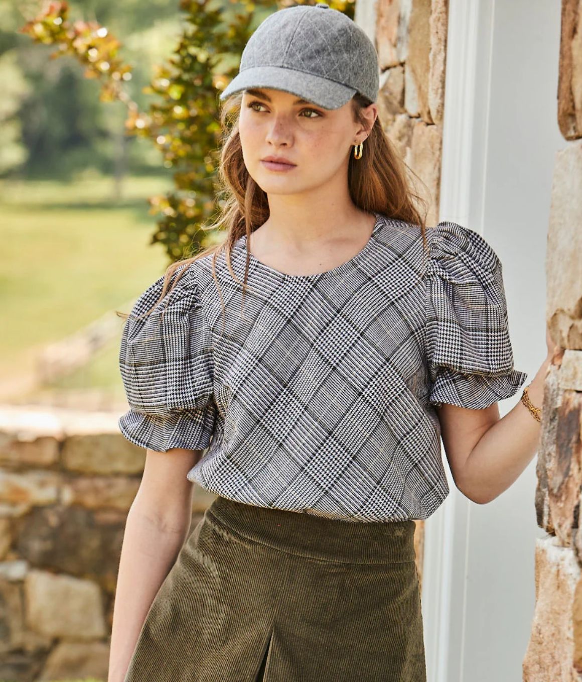 Cartolina Nantucket Connie Anne Top - Saddle Tweed
