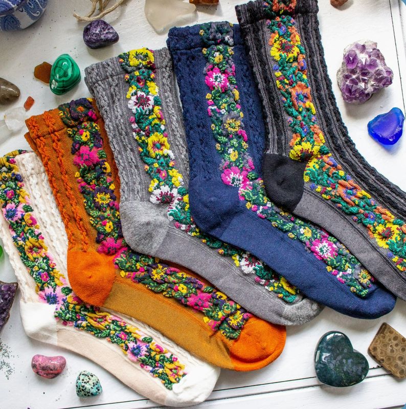 Daisy Dunes Audrey Vintage Socks