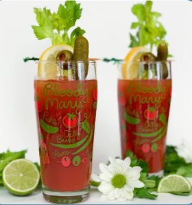 Jack &amp; Joie Bloody Mary Glass