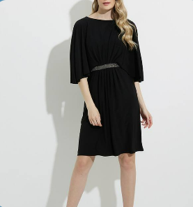 Joseph Ribkoff Flutter Sleeve Dress Style 224257