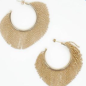 Jonesy Woods Fergie Beaded Hoops