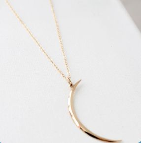 Katie Waltman Crescent Necklace