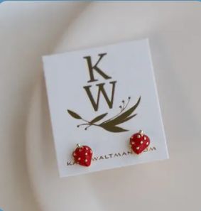 Katie Waltman Mini Strawberry Studs