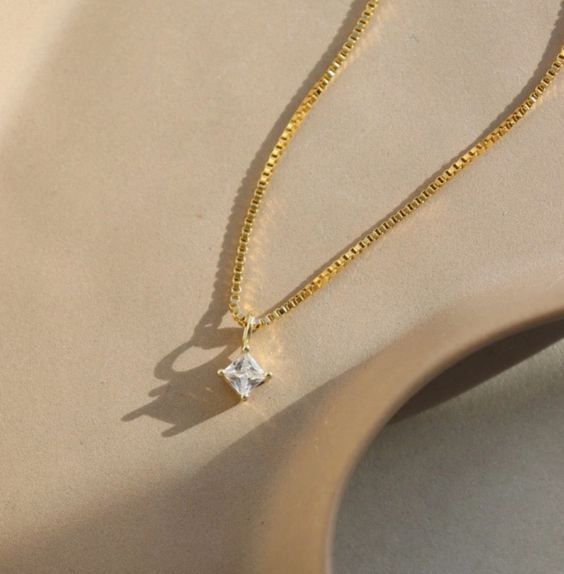Token Jewelry Quinn Necklace 16&quot; (14k Gold Fill)