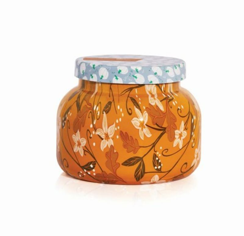 Capri BLUE Pattern Play Jar 19 oz (Pumpkin Dulce)