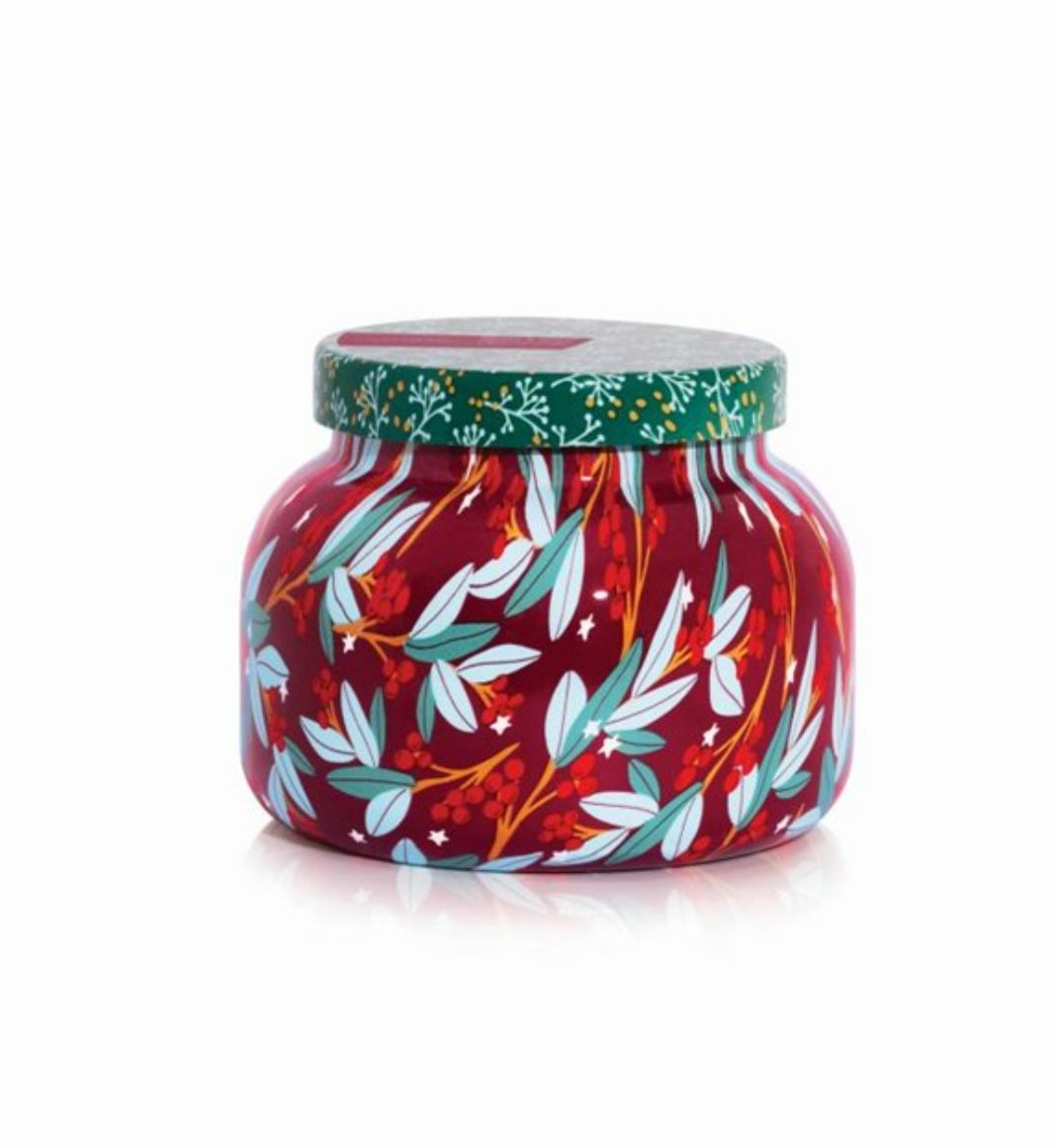 Capri BLUE Pattern Play Jar 19 oz (Tinsel and Spice)