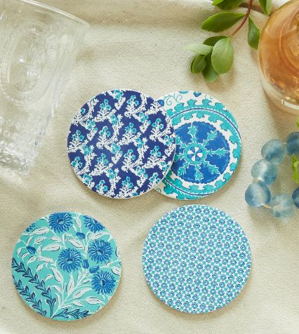 Patina Vie Fiona Coasters s/4