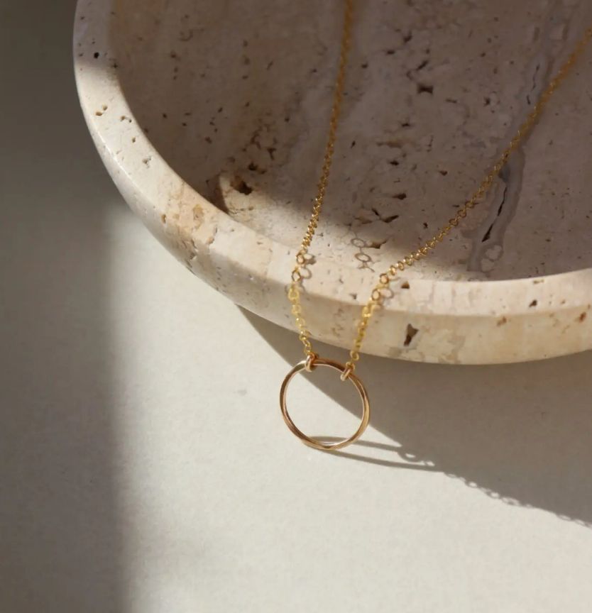 Token Jewelry Eternity Necklace