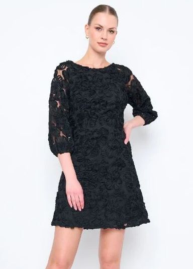 Flora Bea Daniella Dress Black