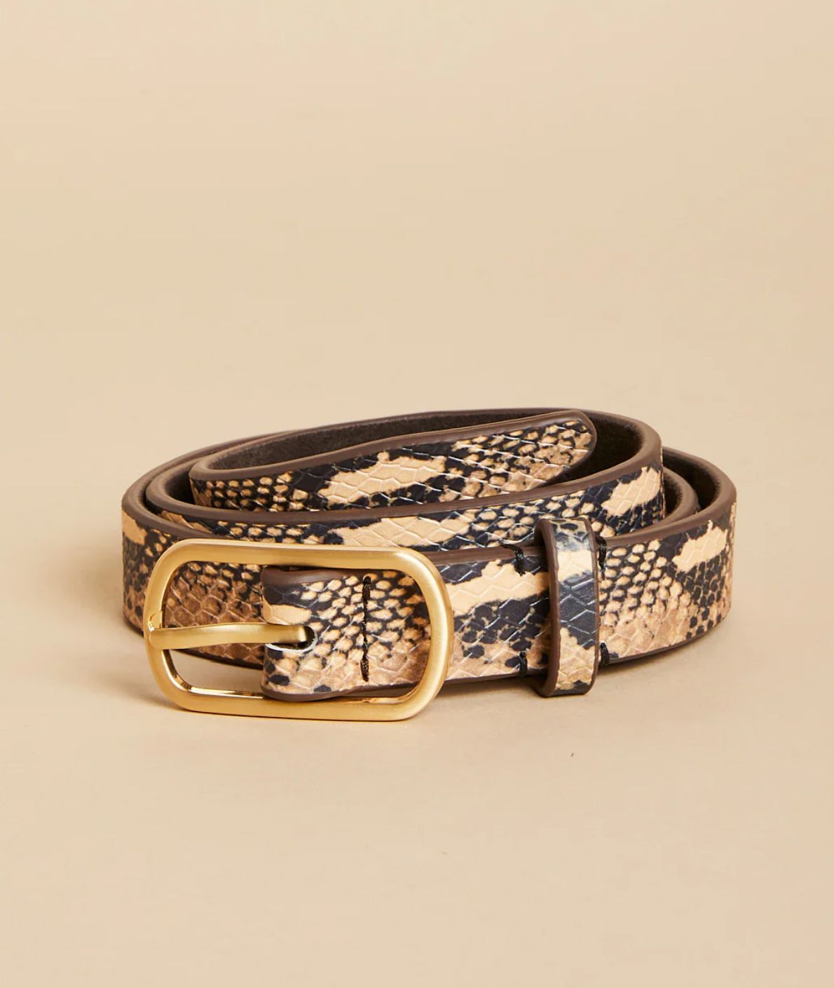 Spartina 449 Siren Thin Belt Snake Leather