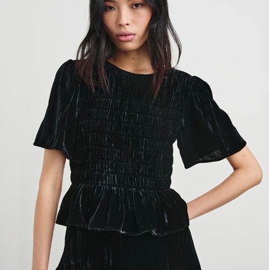 Rails Rosie top Black Velvet