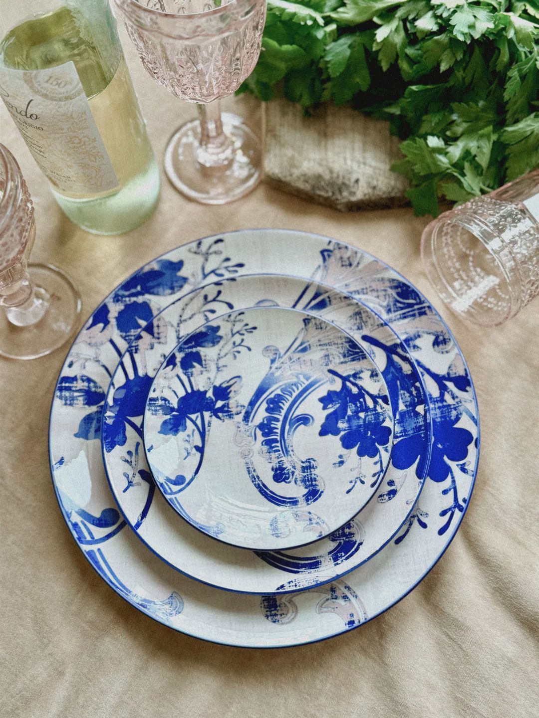 Patina Vie Amelie Porcelain Plates