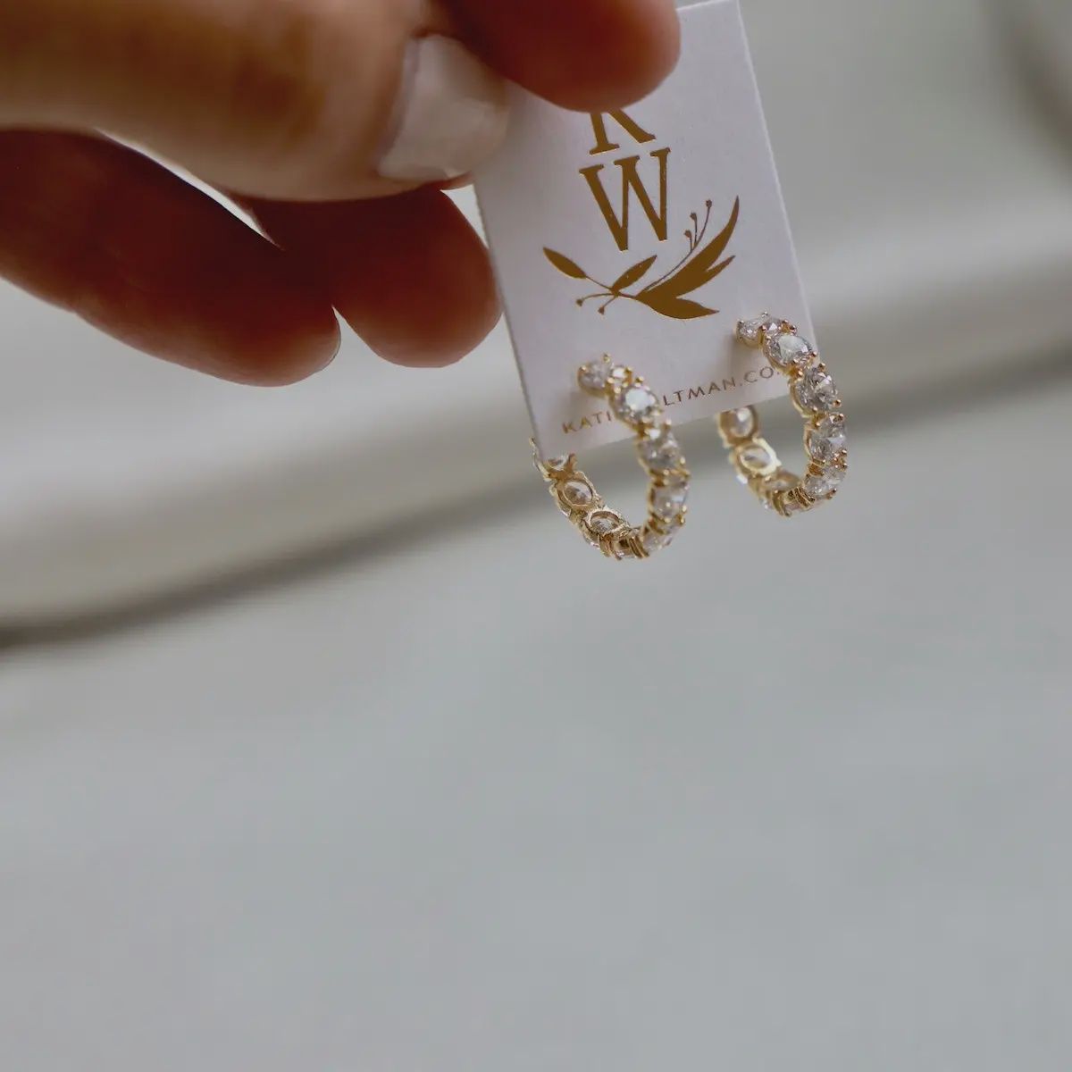 Katie Waltman Stella Cz Eternity Hoops