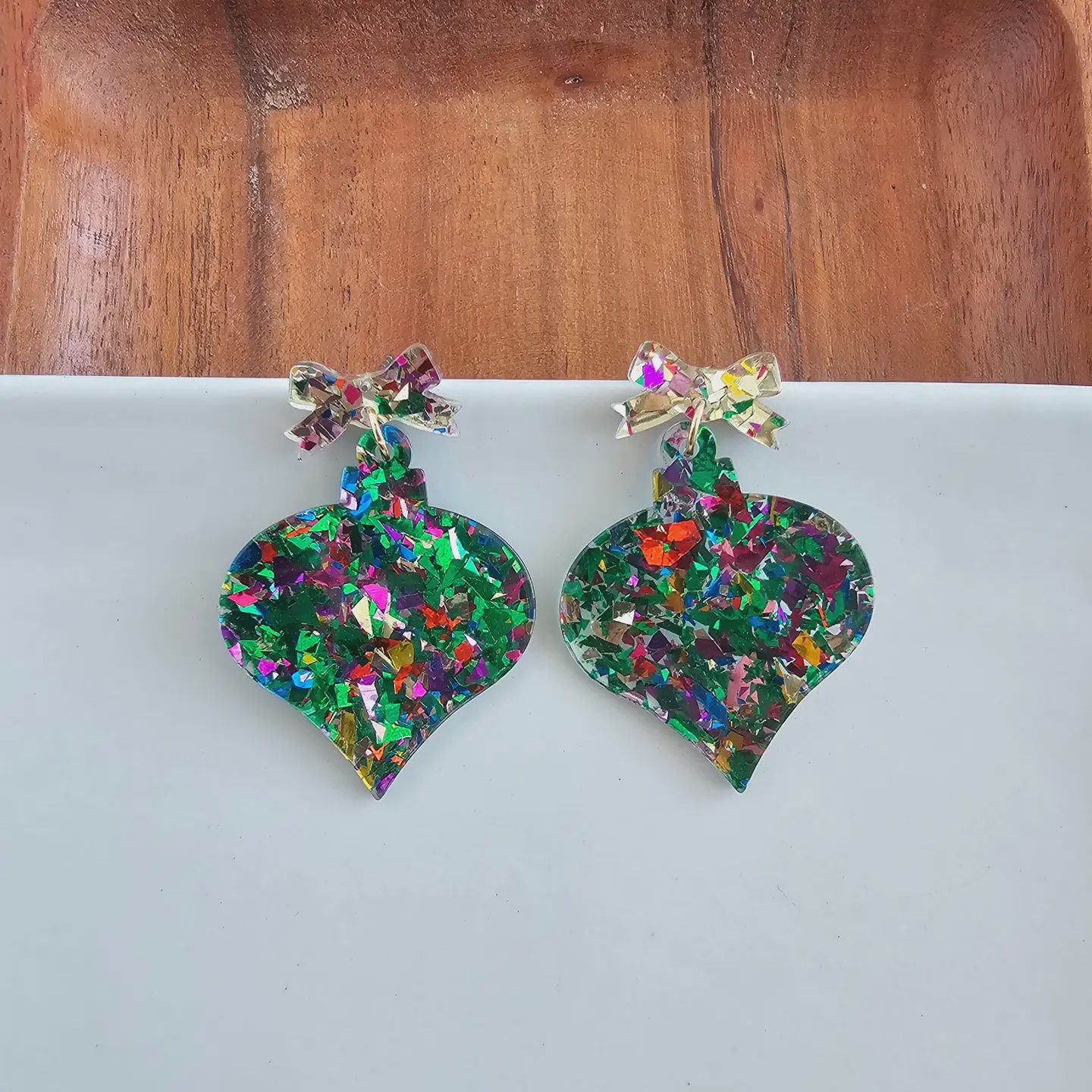 Spiffy &amp; Splendid Christmas Ornament Earrings
