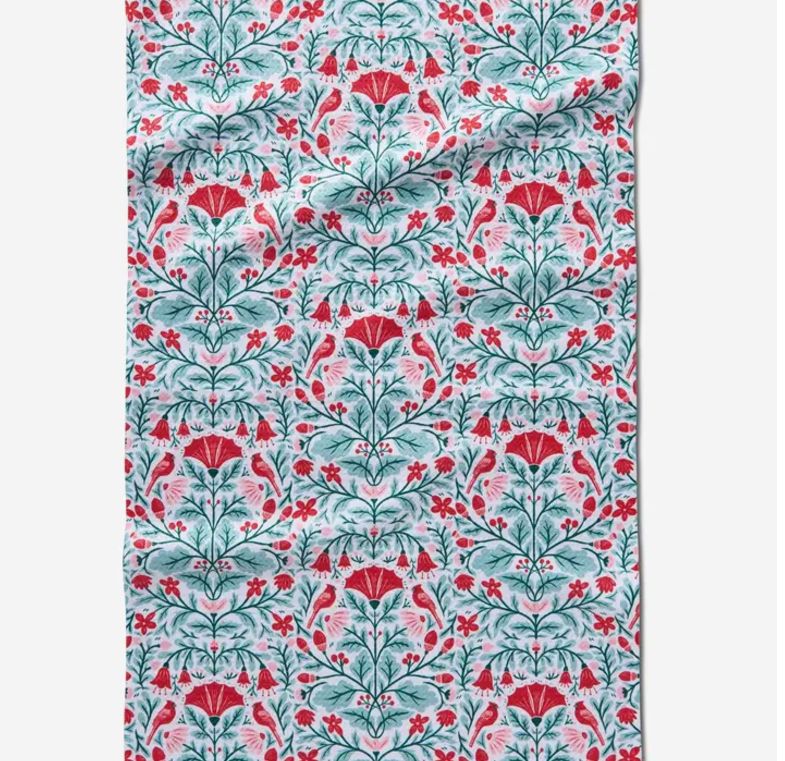 Geometry Cardinal Tea Towel