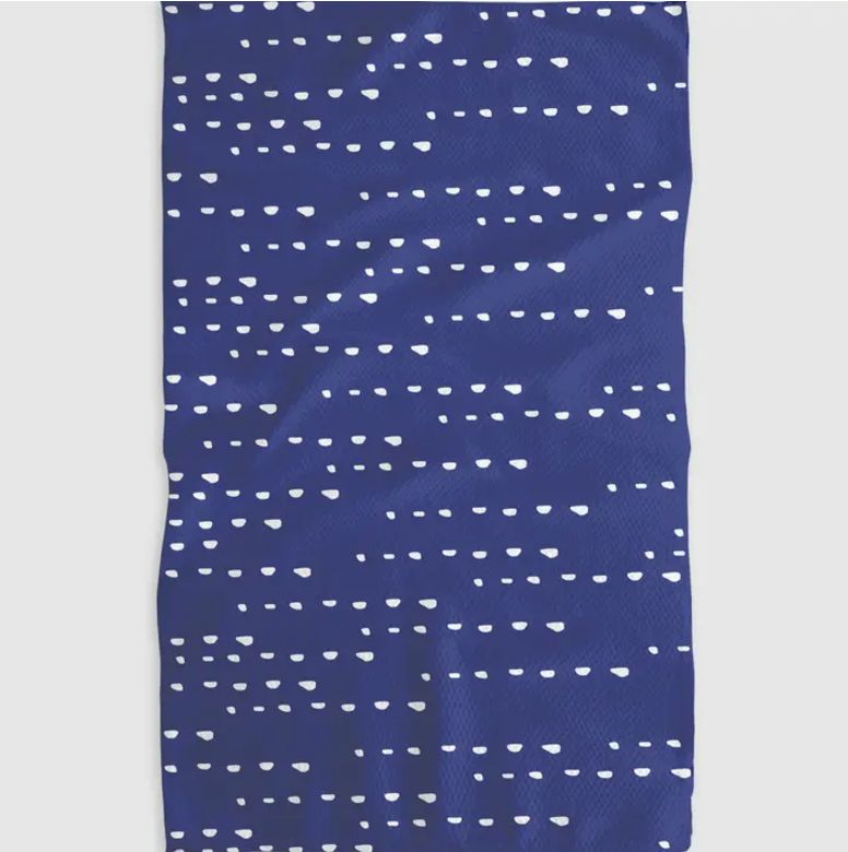 Geometry Drip Drop Tea Towel