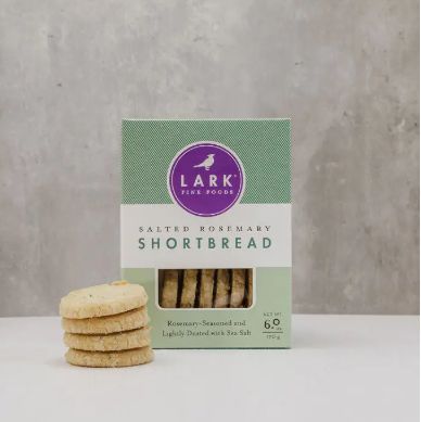 Lark Salted Rosemary Shortbread  - 6 oz